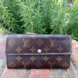 Louis Vuitton Monogram Long Wallet France Authentic 2007 Date-code Inside